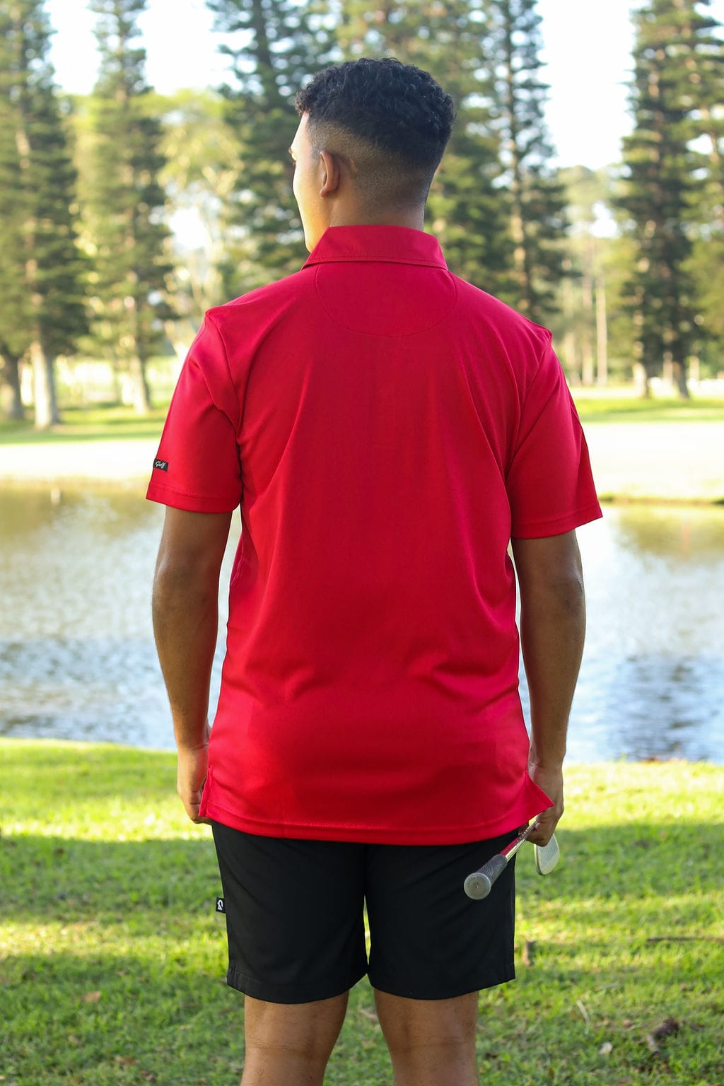 CA Iconic Golf Shirt | Red