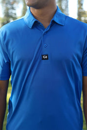 CA Iconic Golf Shirt | Royal blue