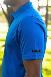 CA Iconic Golf Shirt | Royal blue