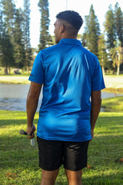 CA Iconic Golf Shirt | Royal blue