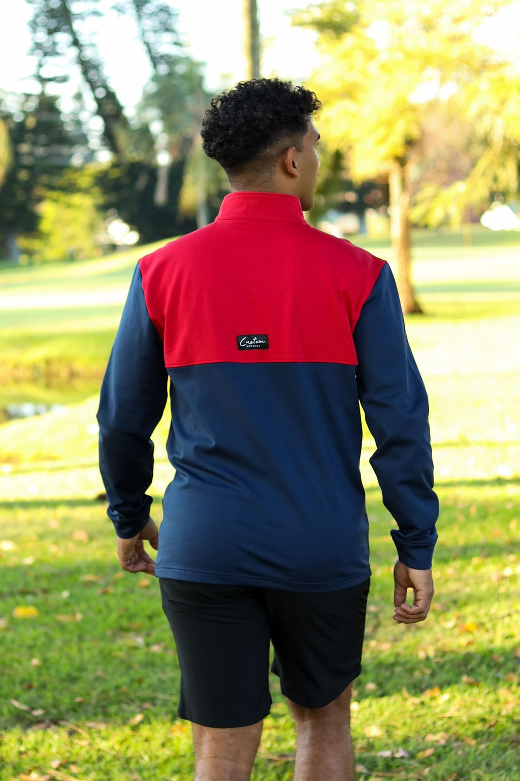 CA Thermal 1/4 Jersey | Red / Navy
