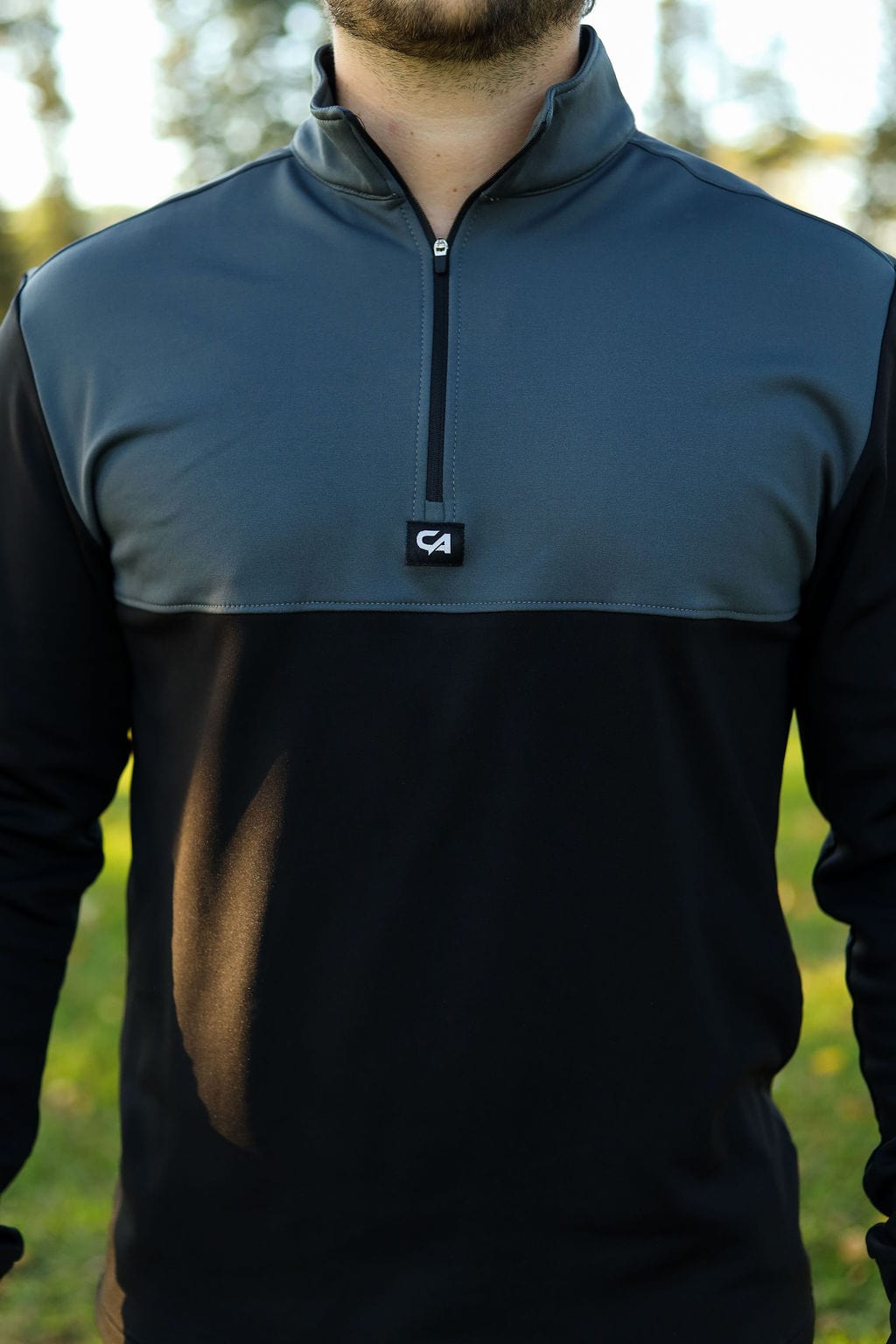 CA Thermal 1/4 Jersey | Grey / Black