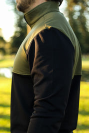 CA Thermal 1/4 Jersey | Olive / Black