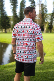 CA Funky Golf Shirt | Santa Is Coming