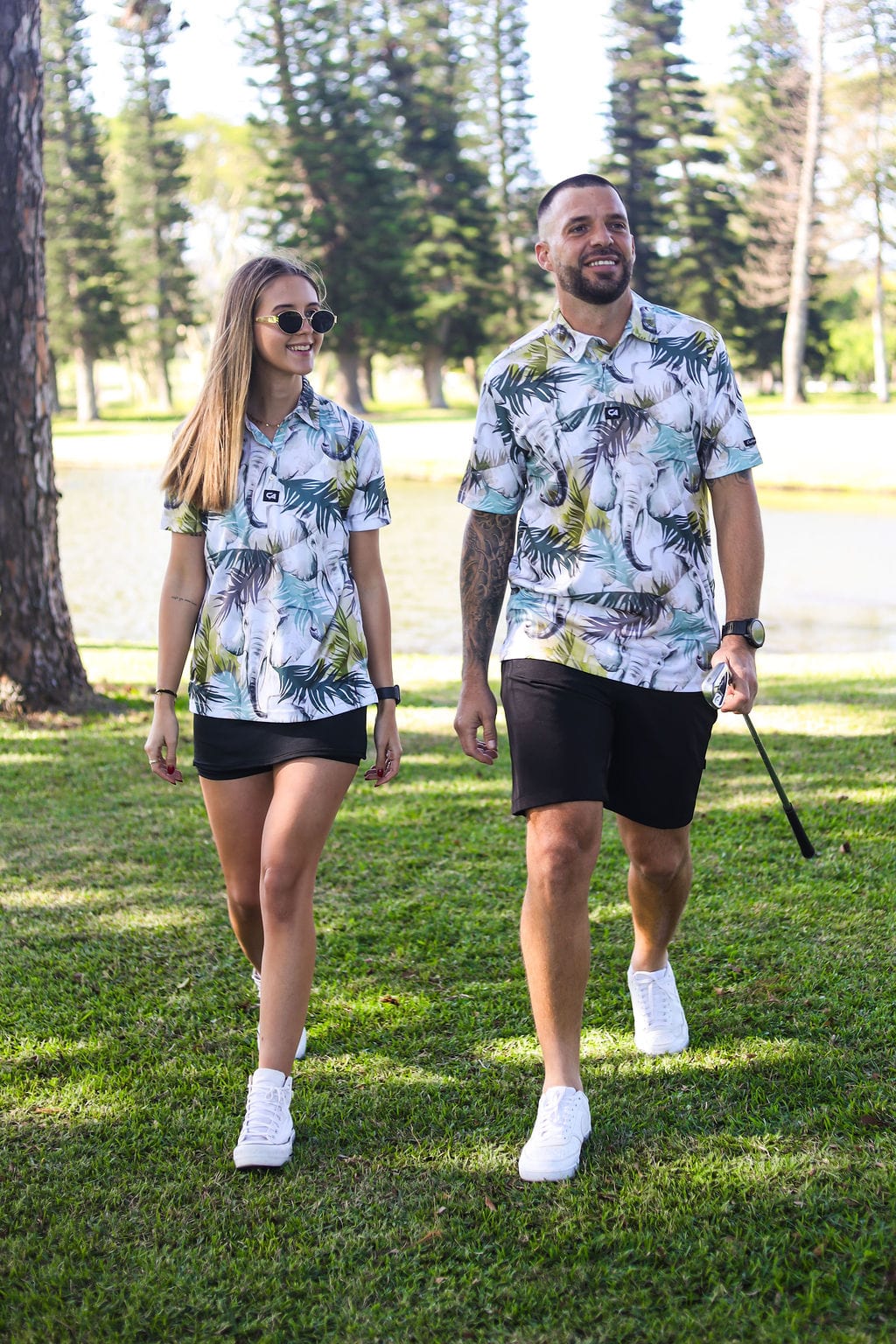 CA Funky Golf Shirt | Elephant Spirit