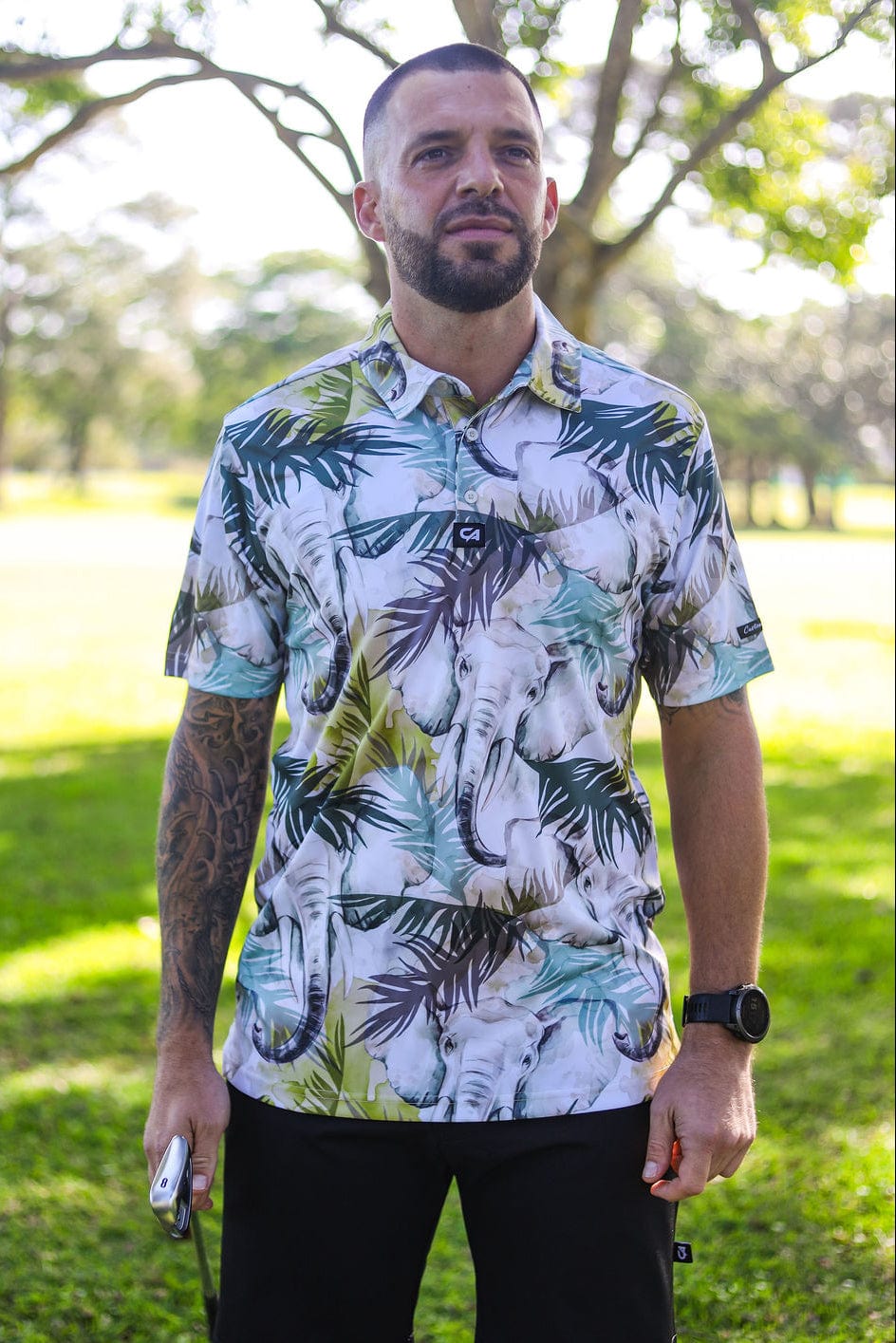 CA Funky Golf Shirt | Elephant Spirit