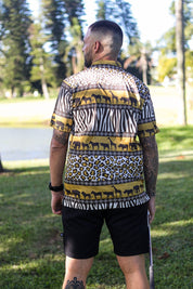 CA Funky Golf Shirt | Wild Africa
