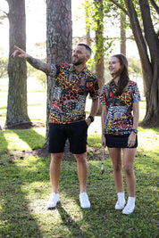 CA Funky Golf Shirt | Hides Of Africa