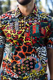 CA Funky Golf Shirt | Hides Of Africa