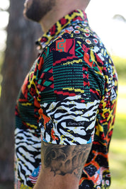 CA Funky Golf Shirt | Hides Of Africa