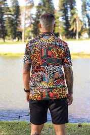 CA Funky Golf Shirt | Hides Of Africa