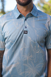 CA Funky Golf Shirt | African Skies