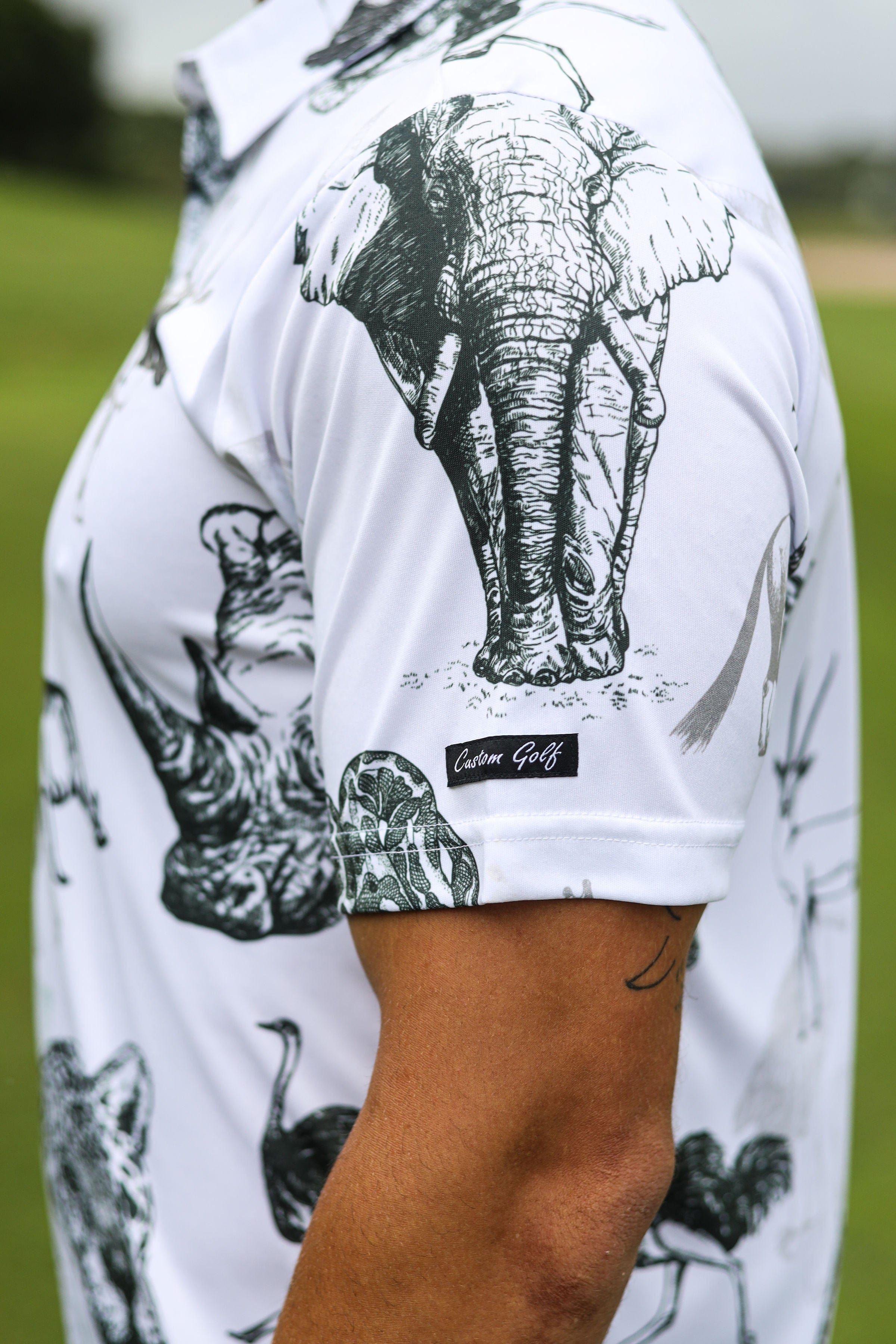 CA Funky Golf Shirt | Wild Animals