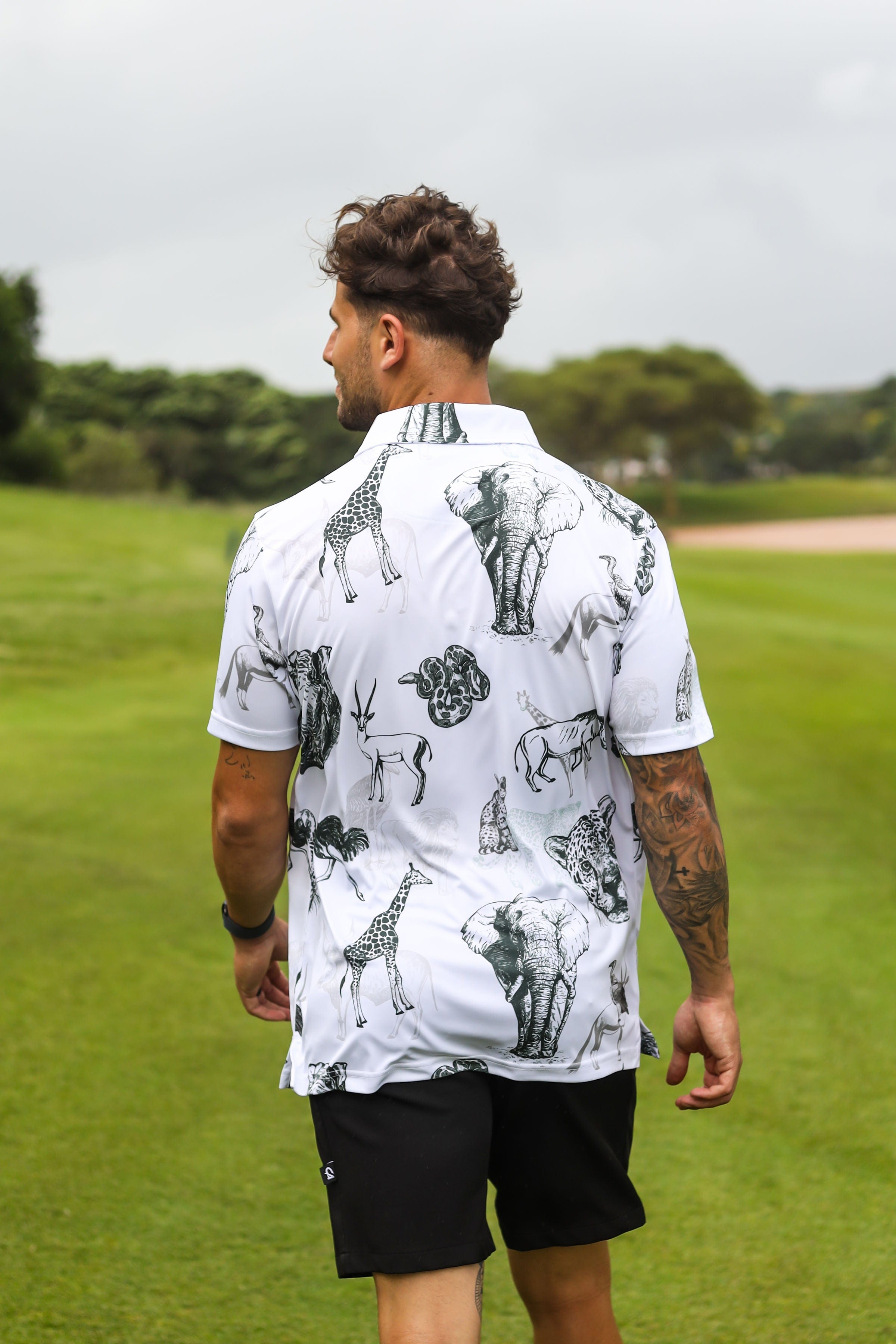 CA Funky Golf Shirt | Wild Animals
