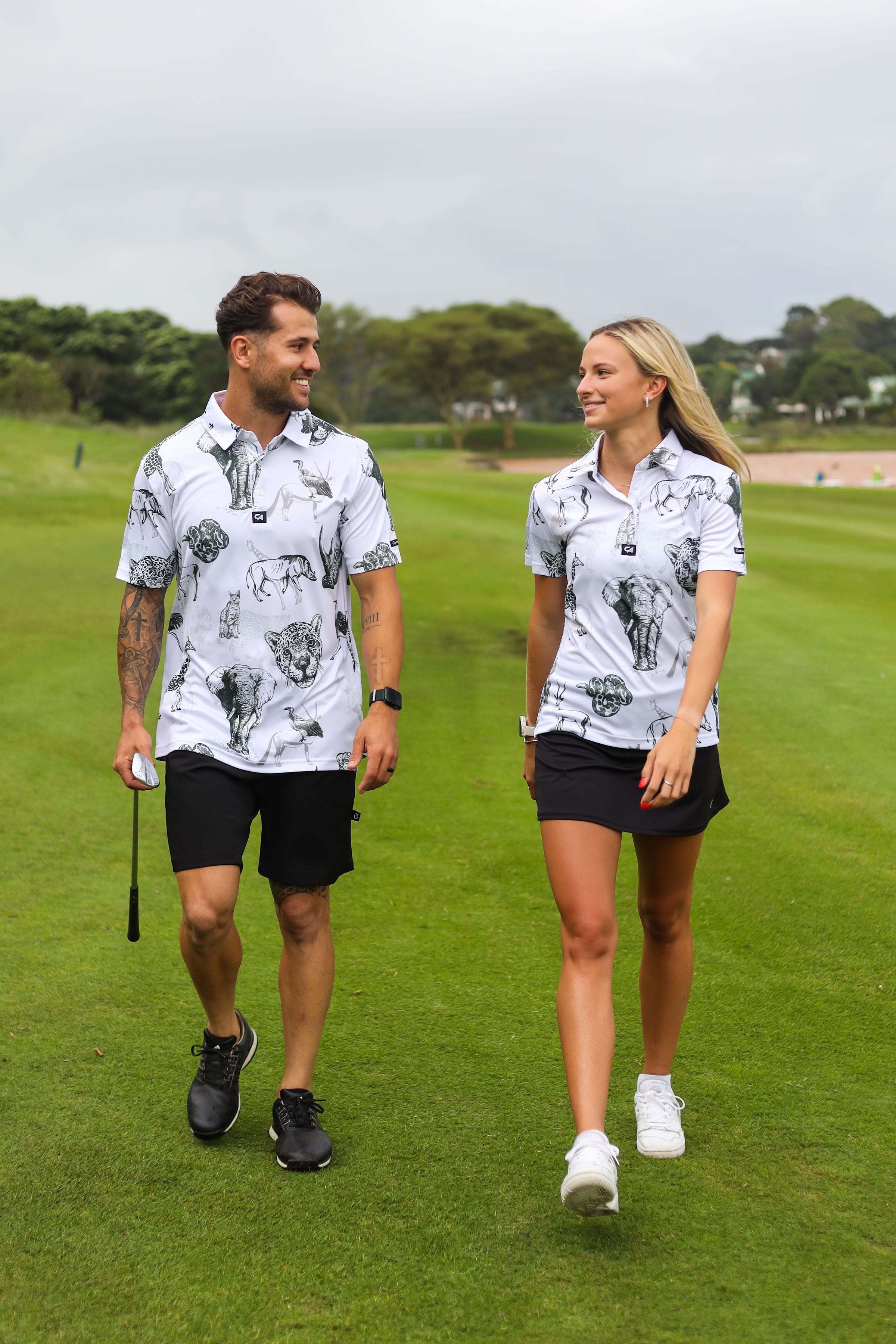 CA Funky Golf Shirt | Wild Animals