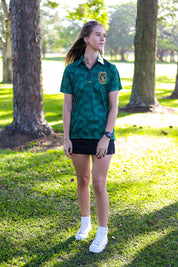 CA Ladies Supporters Golf Shirt | Green Flags