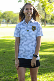 CA Ladies Supporters Golf Shirt | White Flags