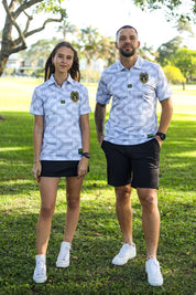 CA Ladies Supporters Golf Shirt | White Flags