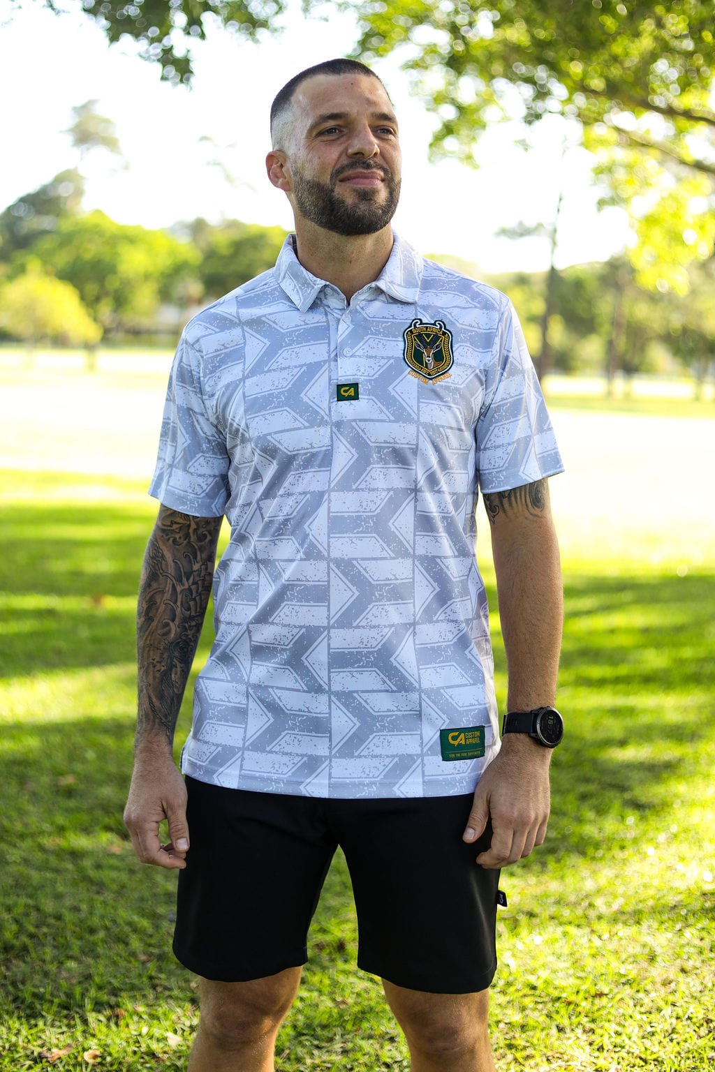 CA Supporters Golfer | White Flags