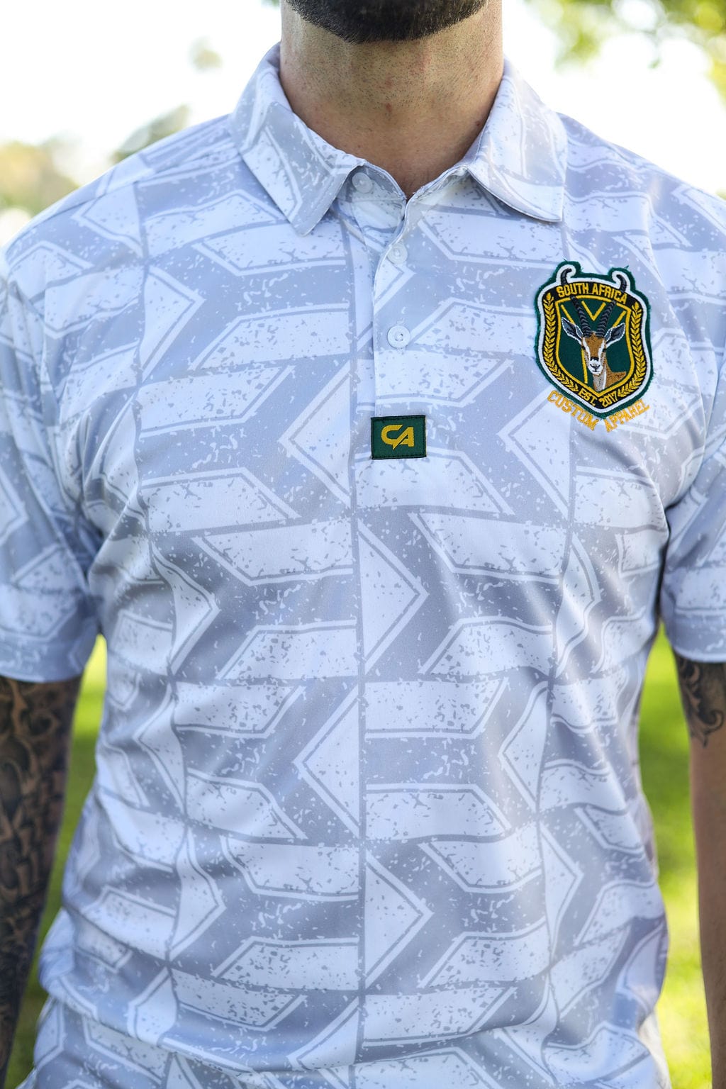 CA Supporters Golfer | White Flags