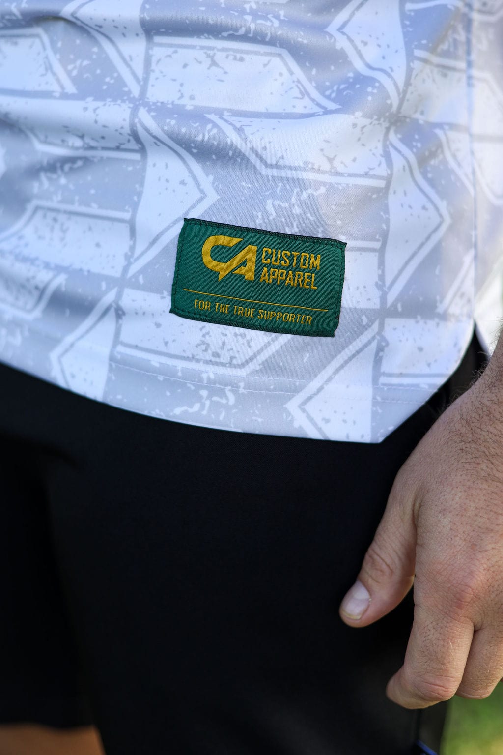 CA Supporters Golfer | White Flags