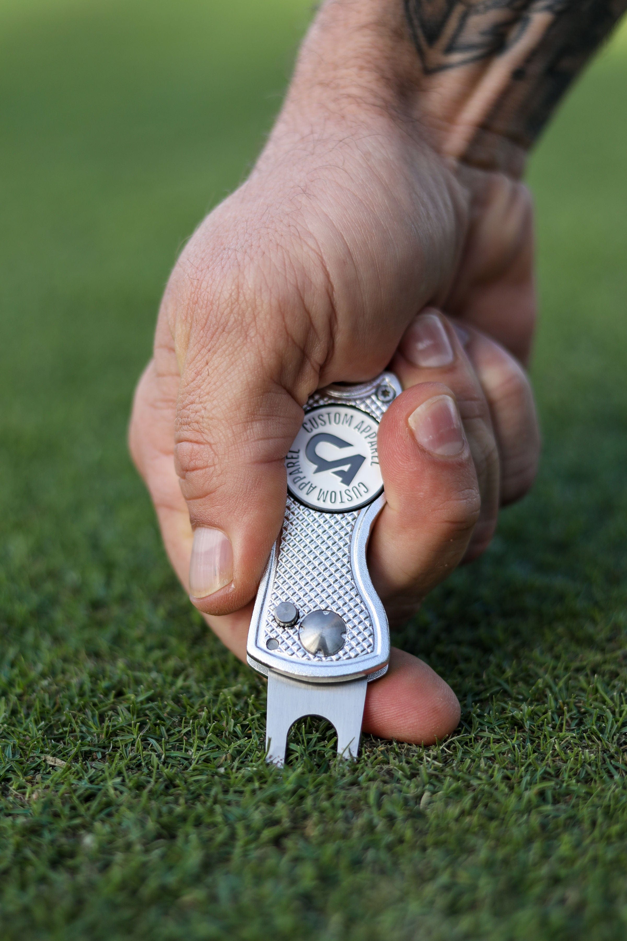 CA Pitch Repairer Ball Marker | Silver