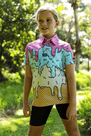 CA JNR Funky Golf Shirt | Ice Cream Sunday