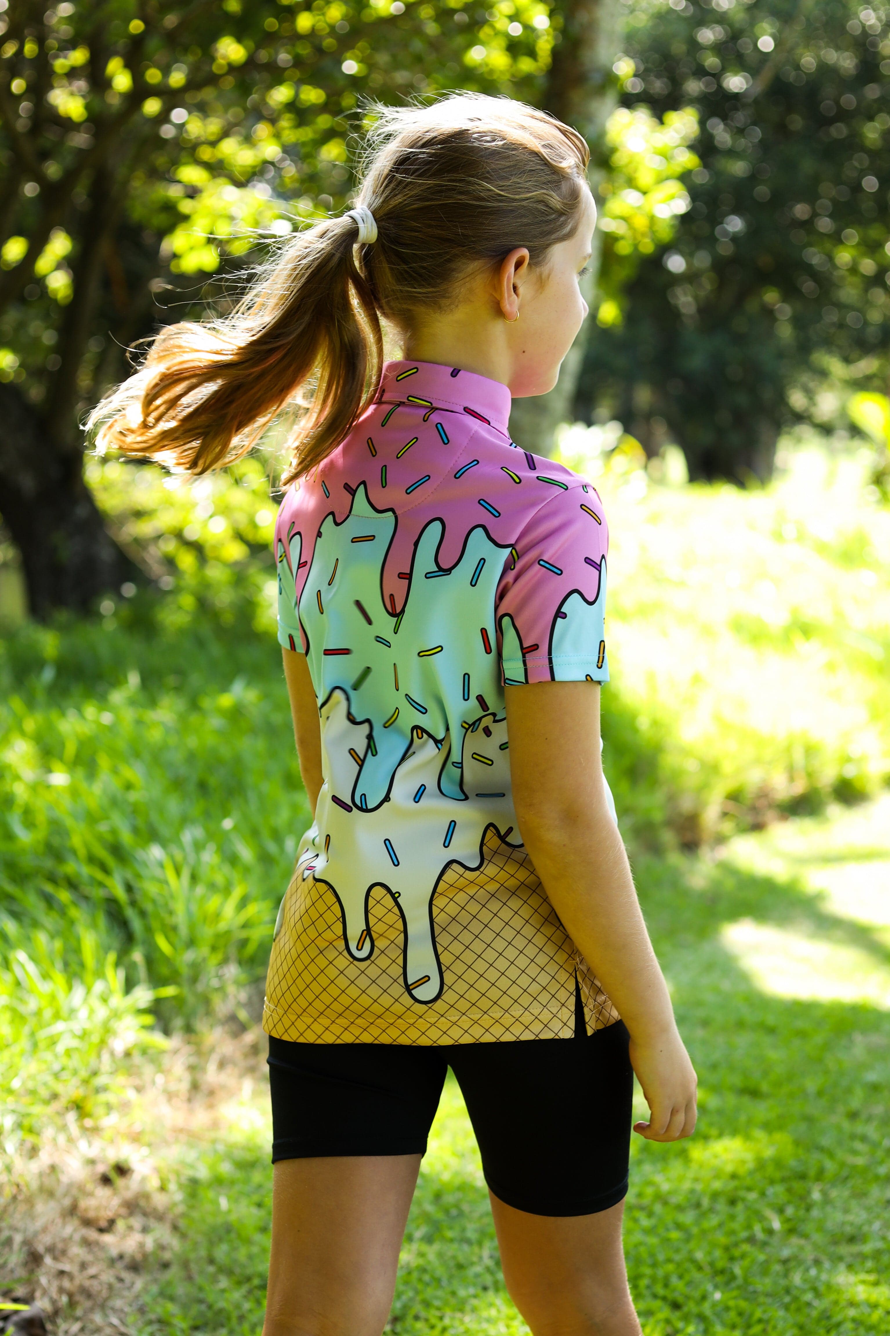 CA JNR Funky Golf Shirt | Ice Cream Sunday