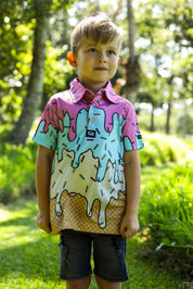 CA JNR Funky Golf Shirt | Ice Cream Sunday