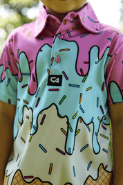 CA JNR Funky Golf Shirt | Ice Cream Sunday