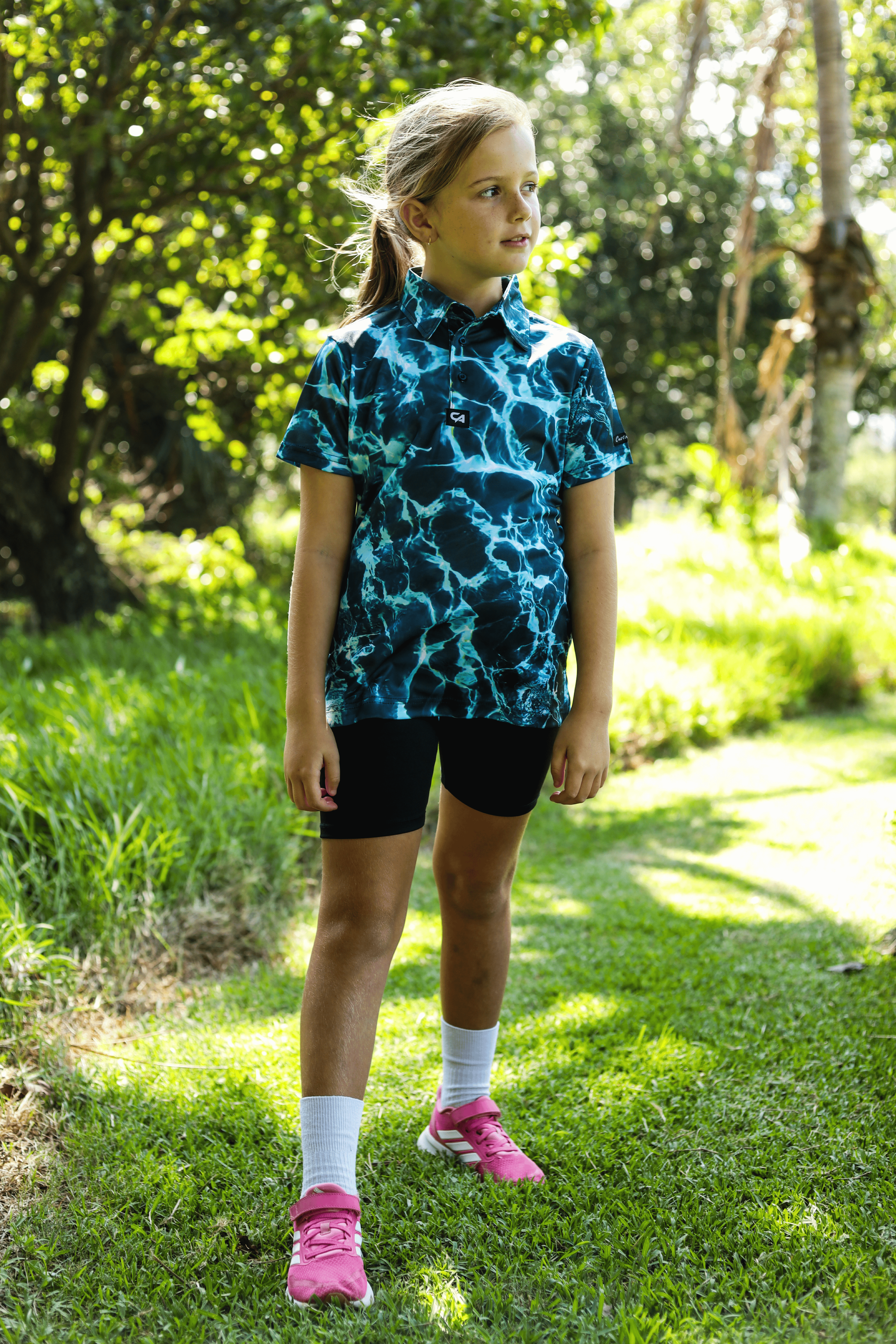 CA JNR Funky Golf Shirt | Water Hazard