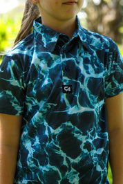 CA JNR Funky Golf Shirt | Water Hazard