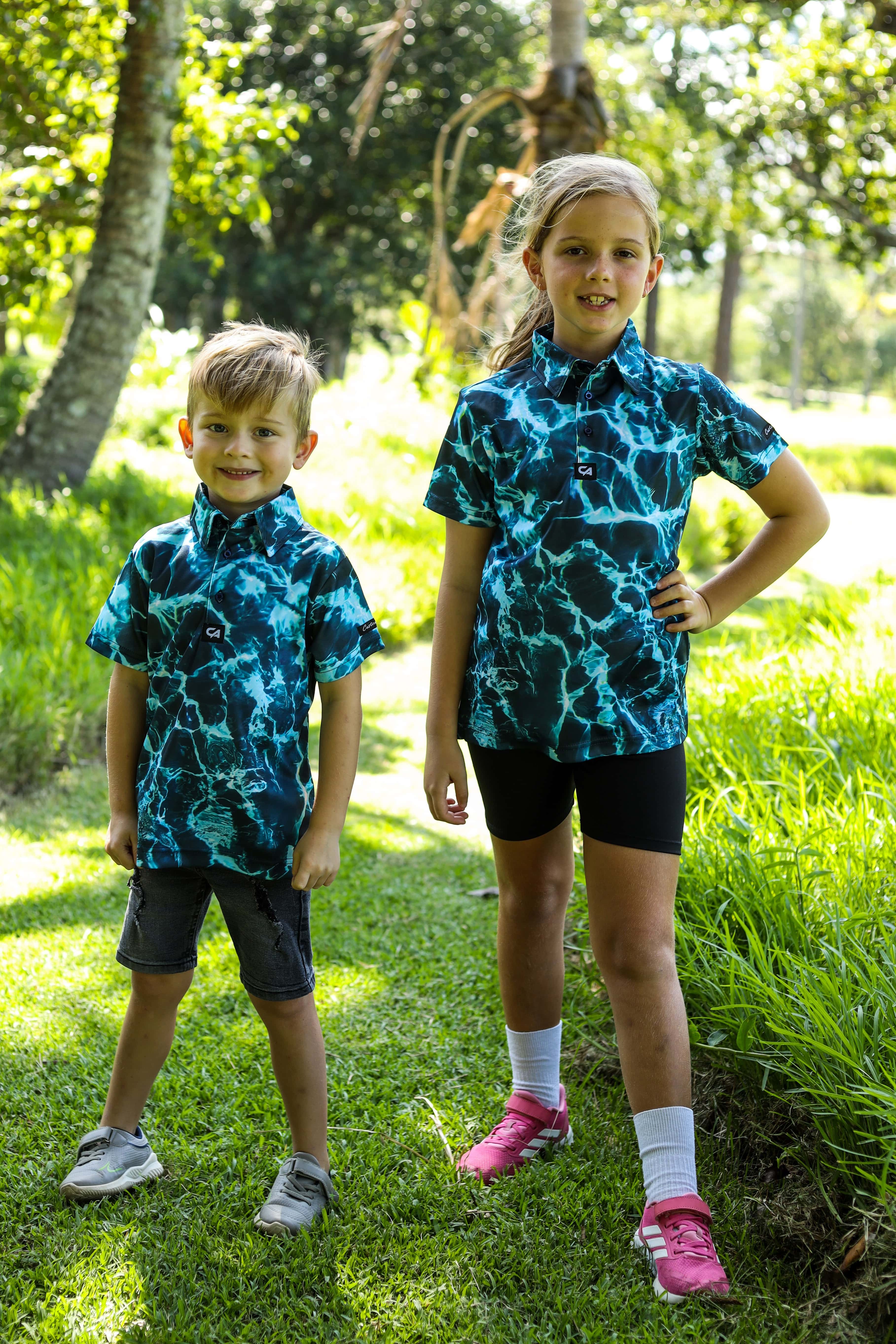 CA JNR Funky Golf Shirt | Water Hazard
