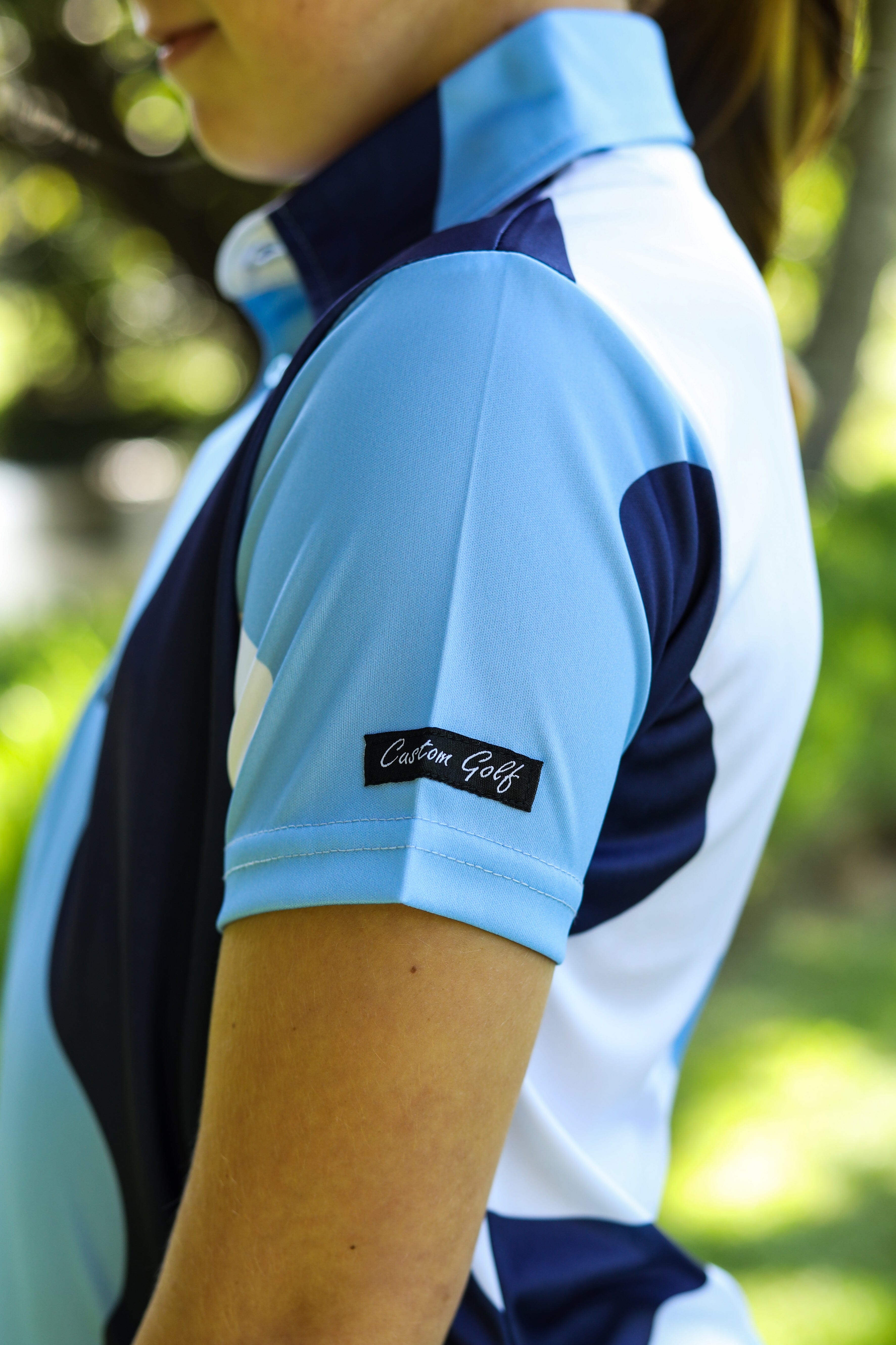 CA JNR Funky Golf Shirt | Santorini Swing