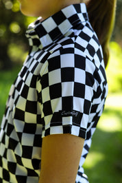 CA JNR Funky Golf Shirt | Checkmate