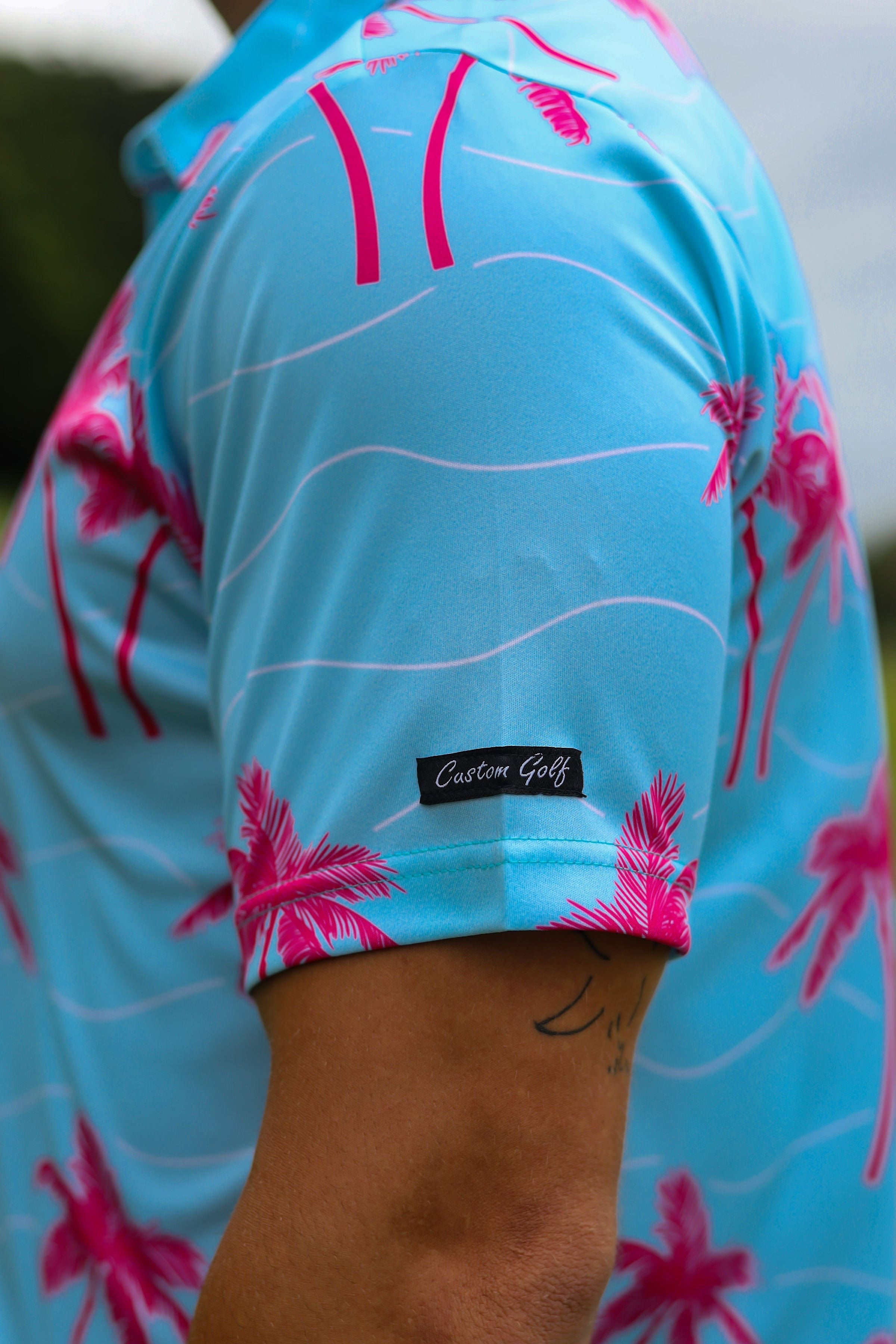 CA Funky Golf Shirt | Palm Vibes