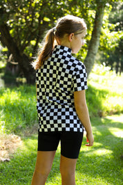 CA JNR Funky Golf Shirt | Checkmate
