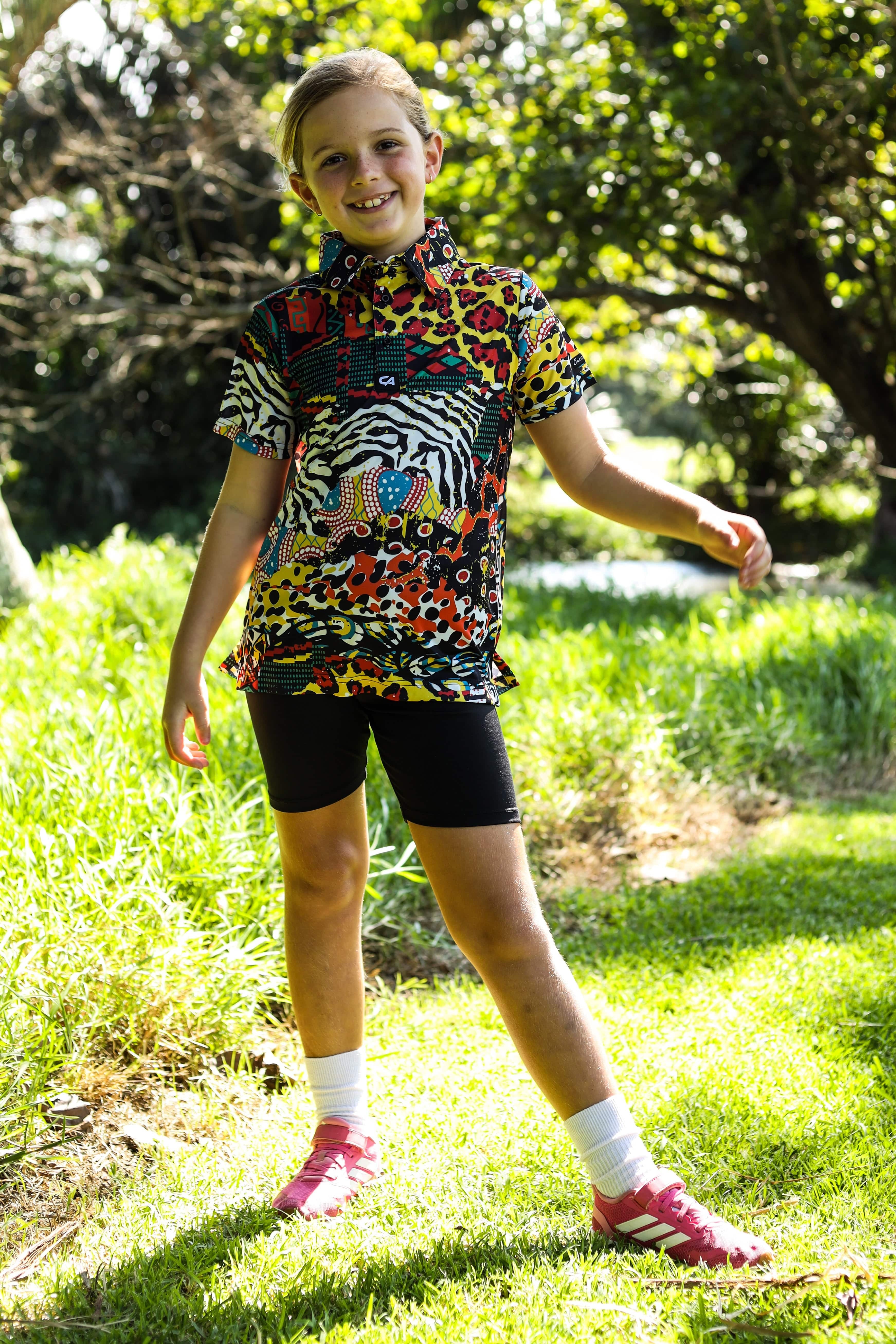 CA JNR Funky Golf Shirt | Hides Of Africa