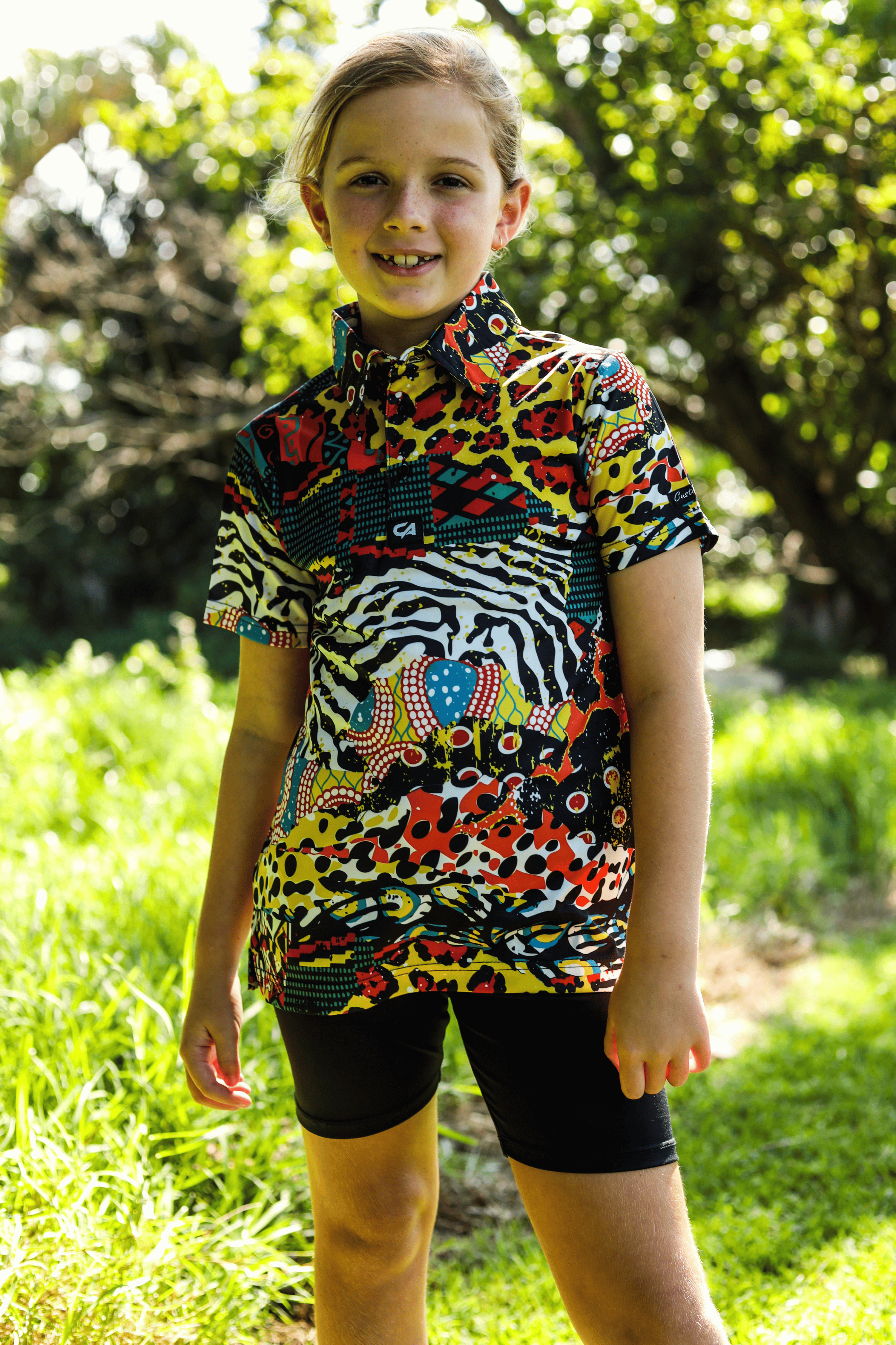 CA JNR Funky Golf Shirt | Hides Of Africa