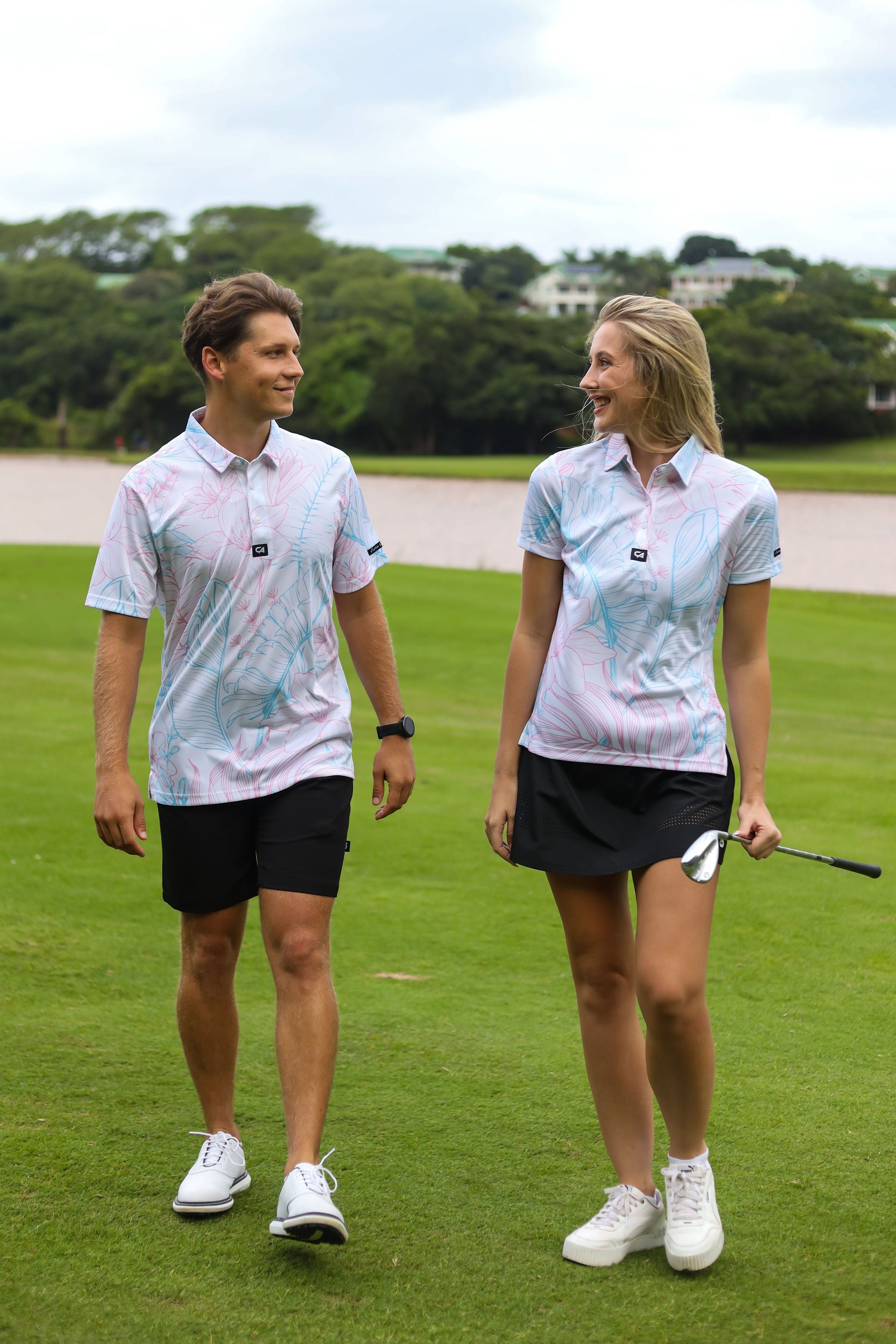 CA Funky Golf Shirt | Autumn Lily