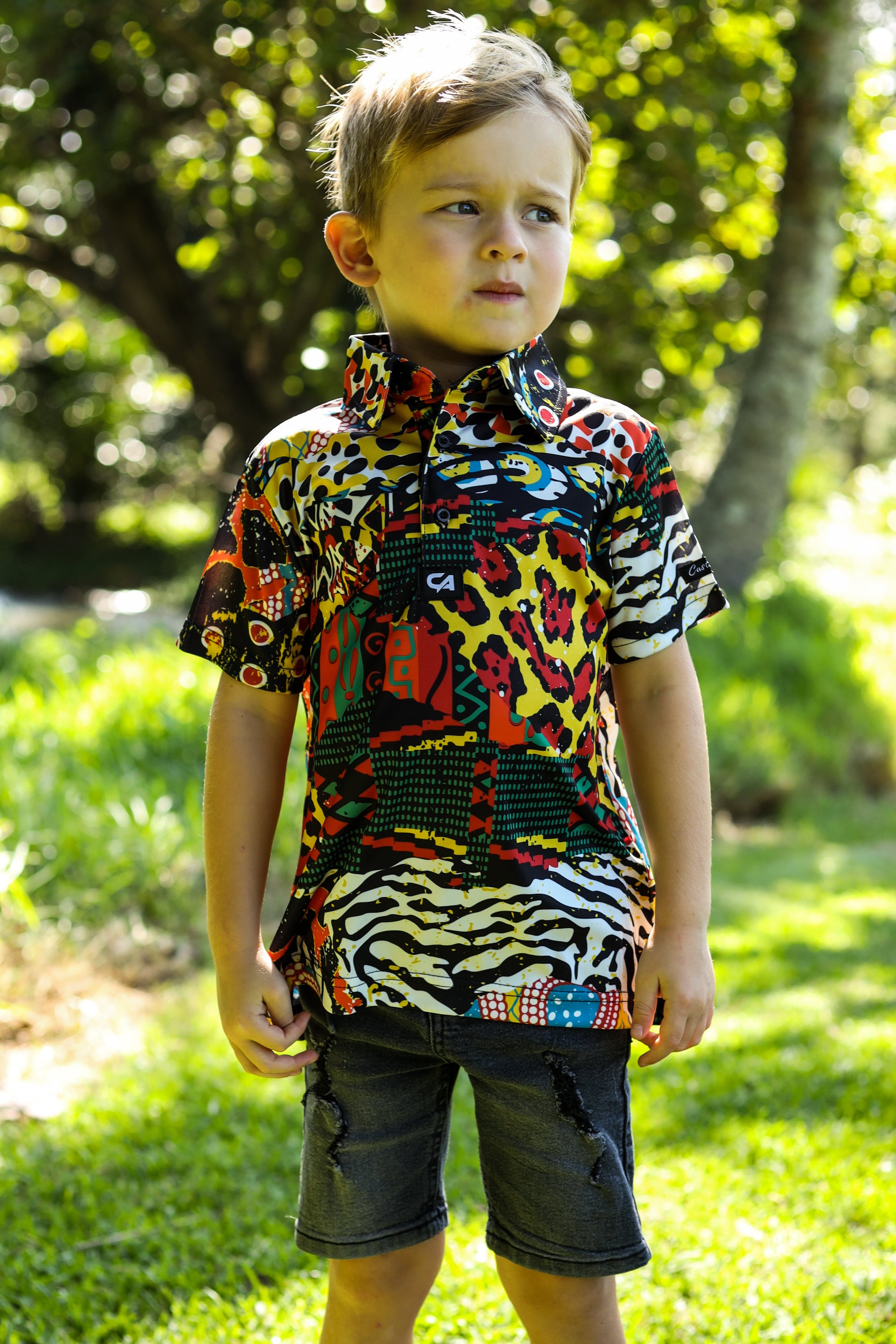 CA JNR Funky Golf Shirt | Hides Of Africa