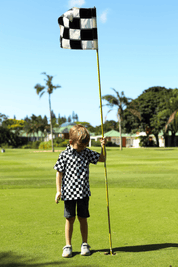 CA JNR Funky Golf Shirt | Checkmate