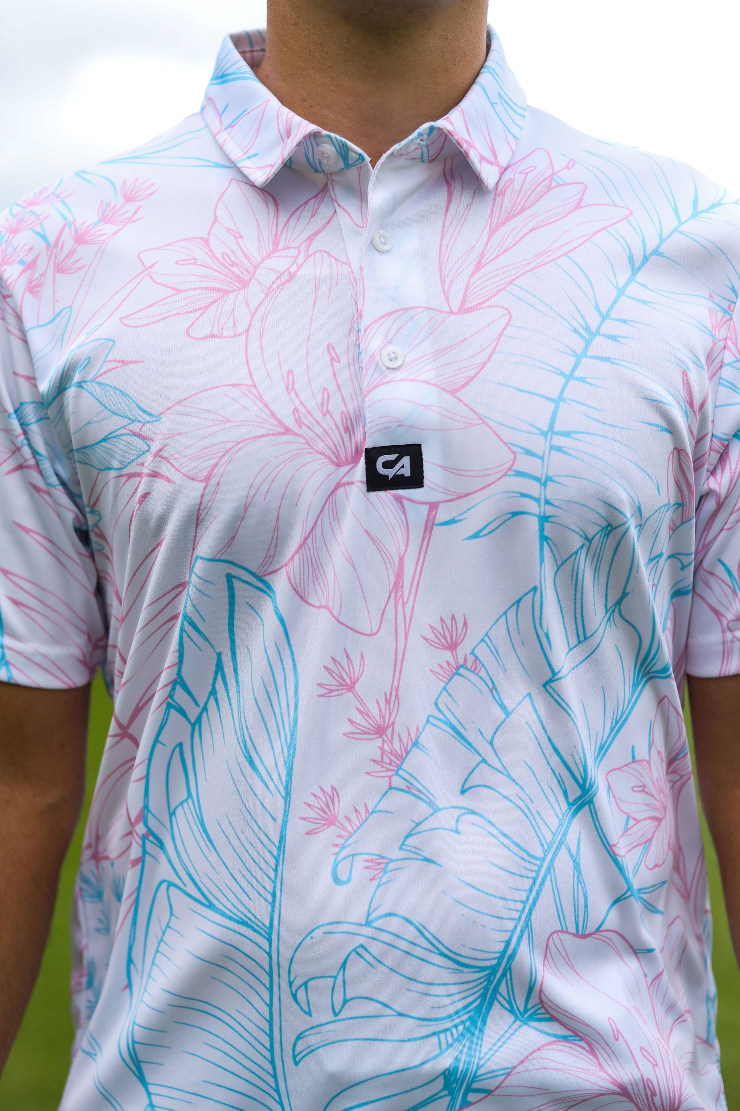 CA Funky Golf Shirt | Autumn Lily