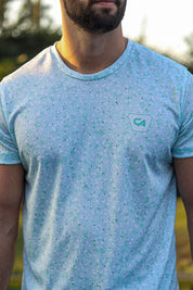 CA Padel Shirt | Green Splatter