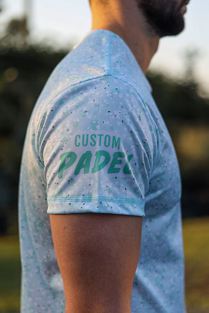 CA Padel Shirt | Green Splatter