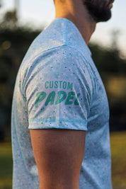 CA Padel Shirt | Green Splatter