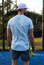 CA Padel Shirt | Green Splatter