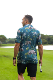 CA Funky Golf Shirt | Rhino's In The Wild