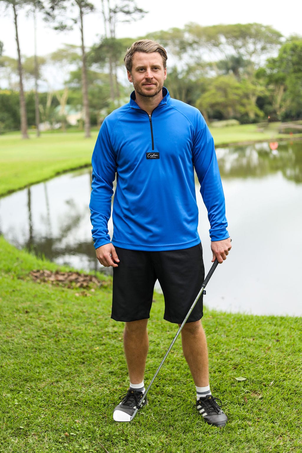 CA 365 1/4 Zip Jersey | Royal Blue