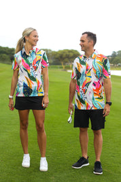 CA Funky Golf Shirt | Exotic Jungle